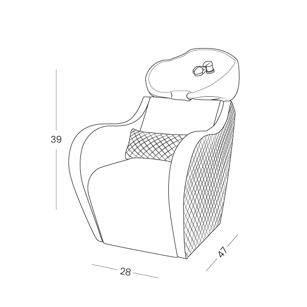 Copy of SOLIMO_IK-1254-Shampoo-Basin-Chair-4-Line-Diagram