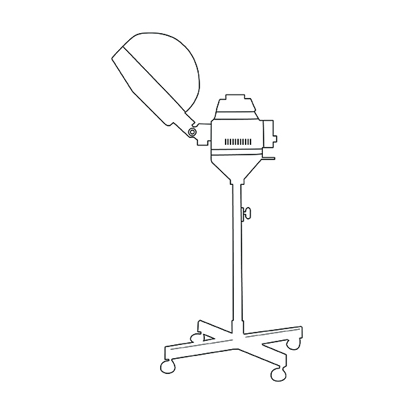 IK – 1002 Hair Steamer line digram