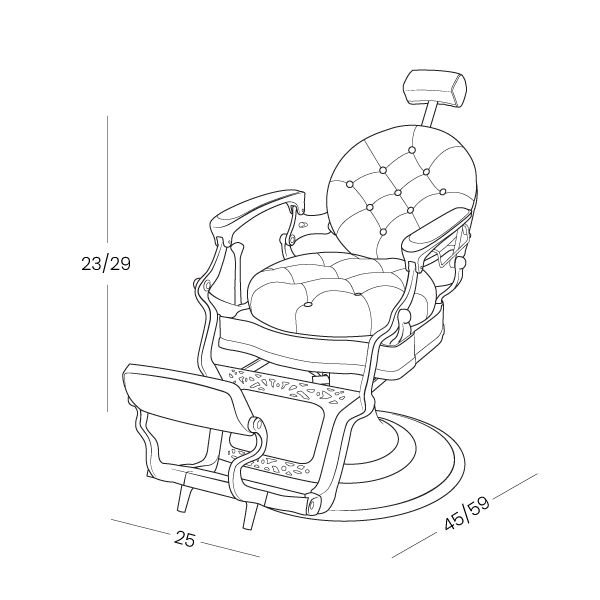 MAVERICK_IK-8779-15-Barber-chair-4-Line-diagram