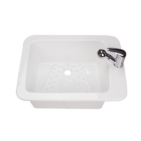 P01 Foot Basin With Parts (Ceramic)