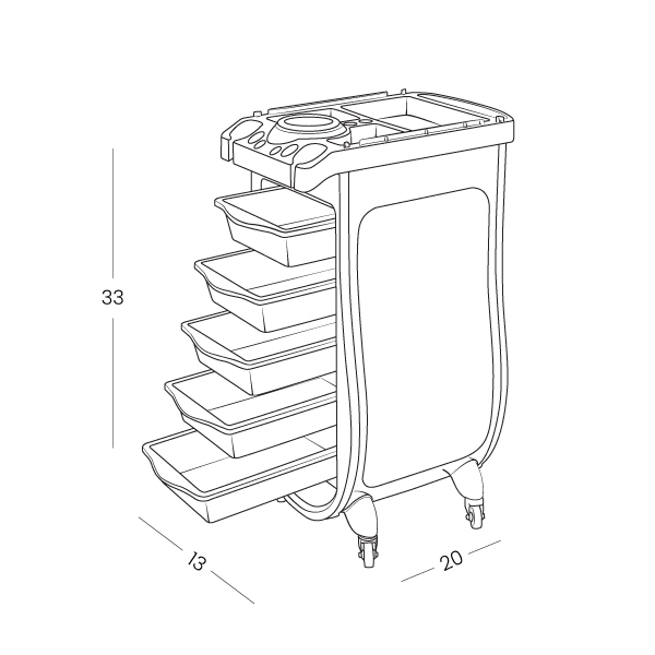 SASSY_IK-3201AB-Hair-Trolley-1-line-diagram
