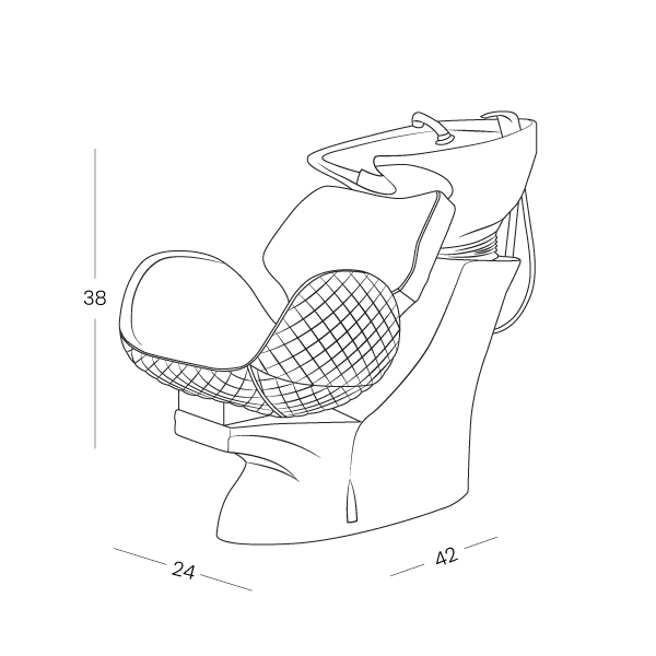 Copy of ZENITH_IK-78112-Shampoo-Basin-Chair-1-line-diagram