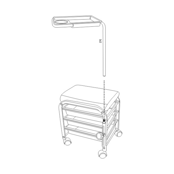 IK-3001 MANICURE TROLLEY_1